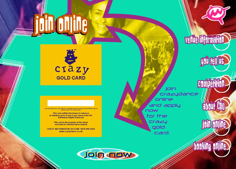 Whereits.at CrazyDance membership page