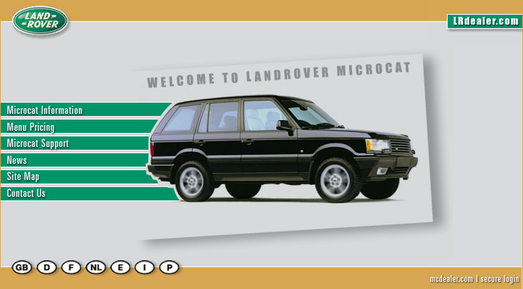 Landrover dealer software portal