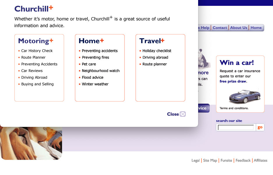 Churchill Plus membership portal