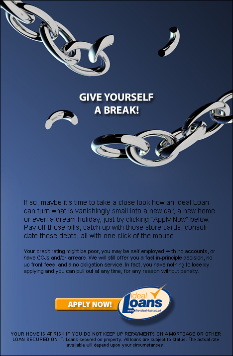 Ideal Loans email design