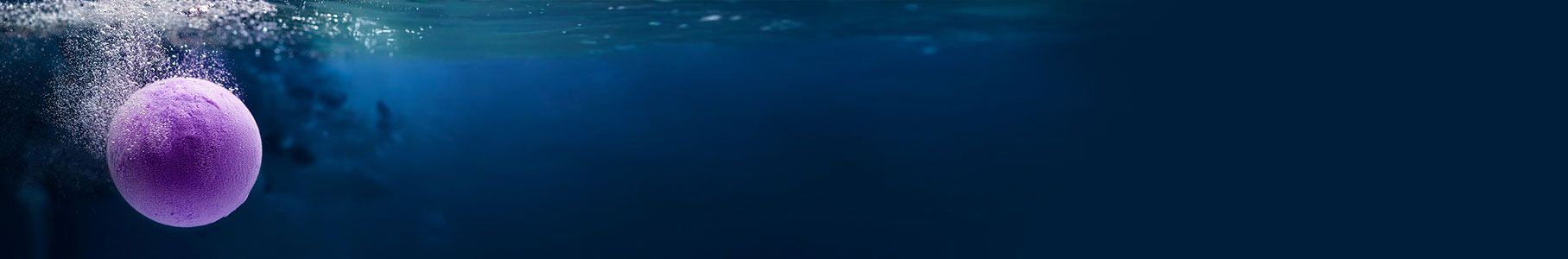 Bath bomb product category header image partially created using Generative AI.